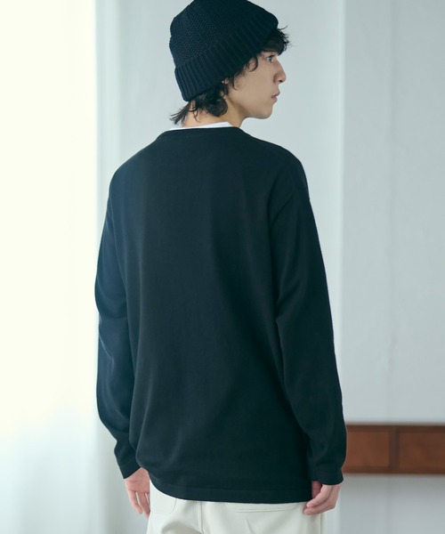 LACOSTE(ラコステ)の「サスティナブルニットTシャツ(Tシャツ/カットソー・メンズ・ブラック/ホワイト/ダークインディゴブルー/チャコール・2/4/3/5)」の9枚目の写真