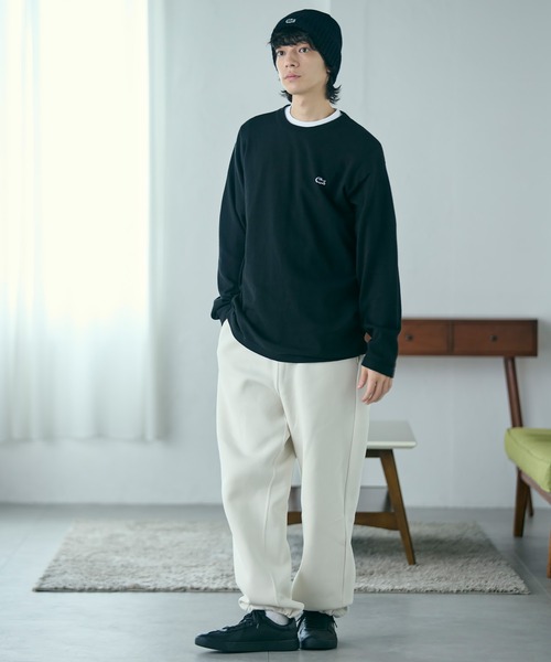 LACOSTE(ラコステ)の「サスティナブルニットTシャツ(Tシャツ/カットソー・メンズ・ブラック/ホワイト/ダークインディゴブルー/チャコール・2/4/3/5)」の12枚目の写真