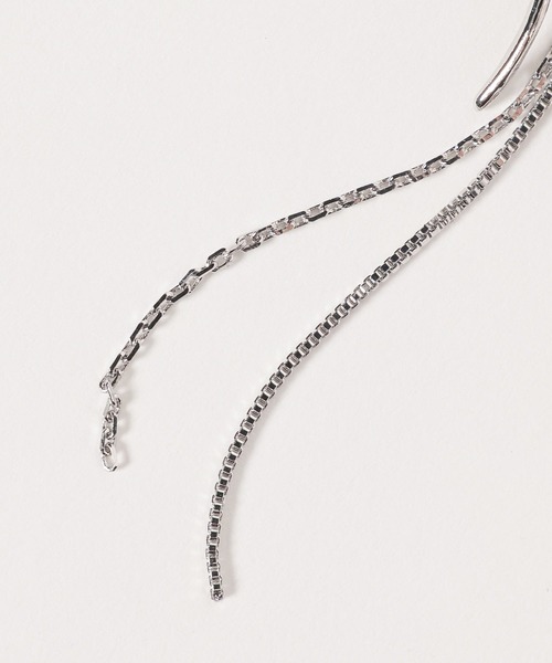 Andemiu(アンデミュウ)の「パールラインイヤカフ584422(イヤーカフ・レディース・シルバー/ゴールド・FREE)」の7枚目の写真