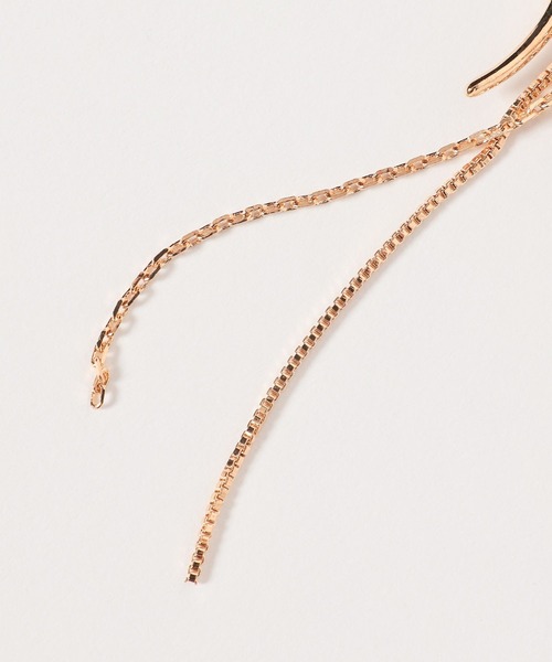 Andemiu(アンデミュウ)の「パールラインイヤカフ584422(イヤーカフ・レディース・シルバー/ゴールド・FREE)」の9枚目の写真