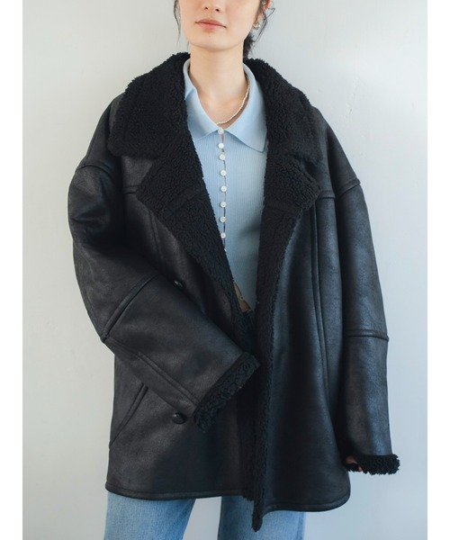 セール】フェイクムートンルーズブルゾン（ブルゾン）｜Ungrid（アン
