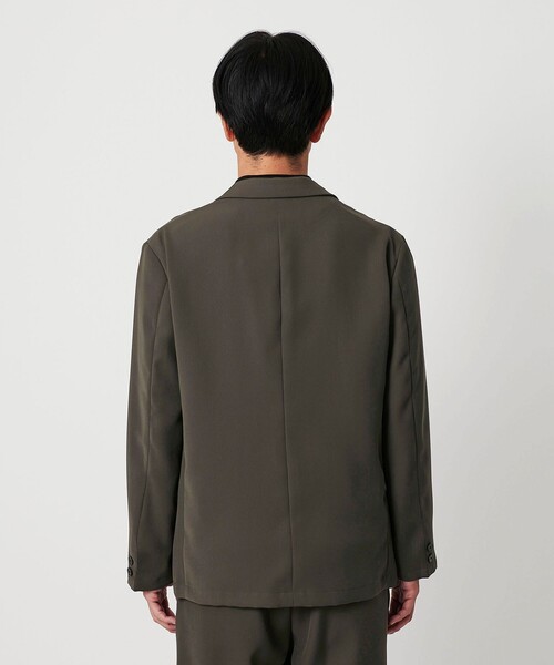 BEAUTY&YOUTH UNITED ARROWS（ビューティーアンドユースユナイテッドアローズ）の「トリコチン ポリエステル 2B コンフォートジャケット セットアップ対応可能（テーラードジャケット・メンズ・オリーブ/ネイビー・S/L/XL/M）」の9枚目の写真