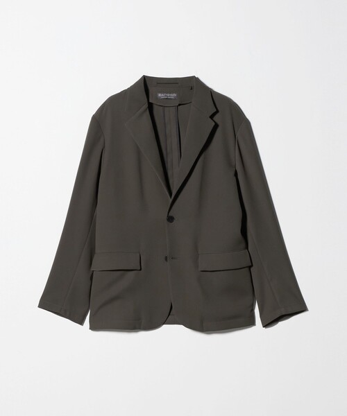 BEAUTY&YOUTH UNITED ARROWS（ビューティーアンドユースユナイテッドアローズ）の「トリコチン ポリエステル 2B コンフォートジャケット セットアップ対応可能（テーラードジャケット・メンズ・オリーブ/ネイビー・S/L/XL/M）」の10枚目の写真