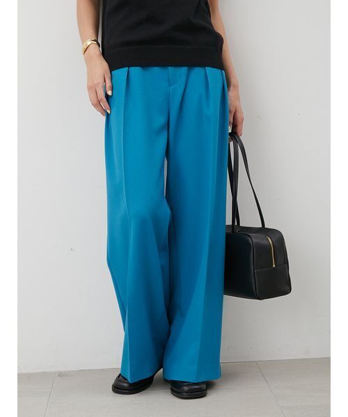 Mila Owen（ミラオーウェン）の「ソフトボストントートバッグ（トートバッグ・レディース・ターコイズブルー/ブラック/ブラウン・F）」の21枚目の写真