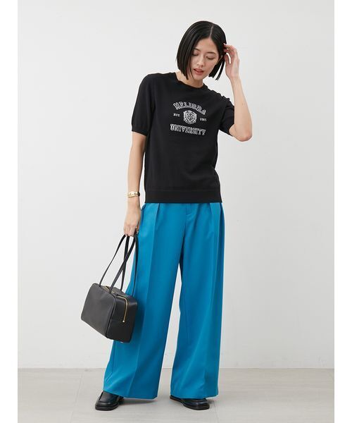 Mila Owen（ミラオーウェン）の「ソフトボストントートバッグ（トートバッグ・レディース・ターコイズブルー/ブラック/ブラウン・F）」の22枚目の写真