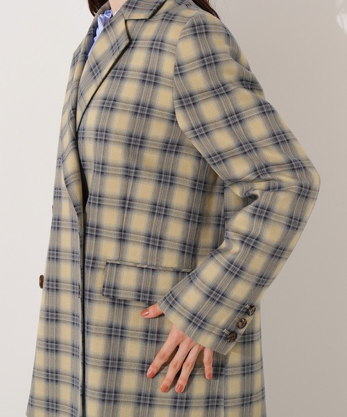 N.（N. Natural Beauty Basic）（エヌエヌナチュラルビューティーベーシック）の「チェックジャケット（テーラードジャケット・レディース・ベージュ系その他/ブラウン・MEDIUM）」の17枚目の写真
