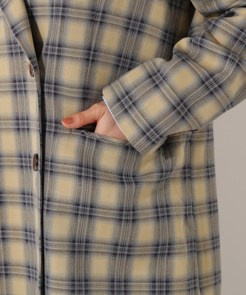 N.（N. Natural Beauty Basic）（エヌエヌナチュラルビューティーベーシック）の「チェックジャケット（テーラードジャケット・レディース・ベージュ系その他/ブラウン・MEDIUM）」の18枚目の写真