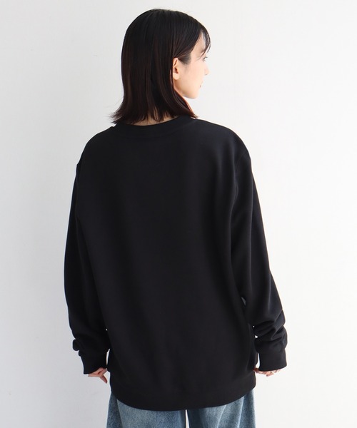 Calvin Klein(カルバン・クライン)の「【Calvin Klein/カルバンクライン】 MONOLOGO LOGO JEANS CREW NECK SWEATSHIRT/モノグラム プリント クルーネック スウェット トレーナー(スウェット・メンズ・ブラック/ホワイト・S/M/L/XL)」の15枚目の写真