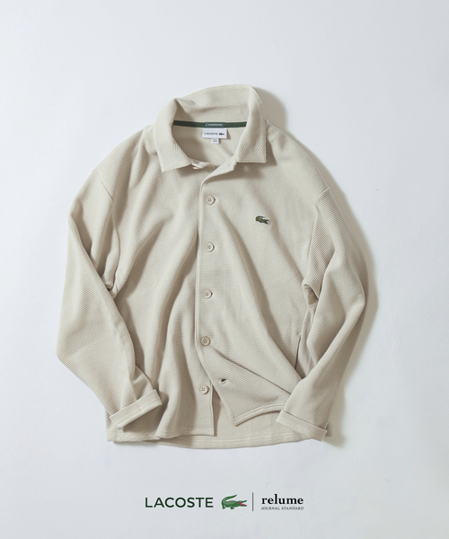 LACOSTE / ラコステ 別注 ヘビーピケ シャツ ジャケット（カーディガン