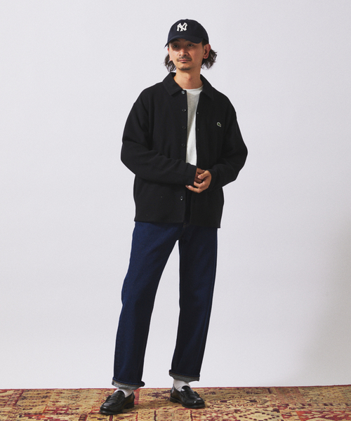ジャーナルスタンダードrelume 別注 ヘビーピケ ジャケット カーディガン LACOSTE / ラコステ 別注 ヘビーピケ シャツ ジャケット（カーディガン