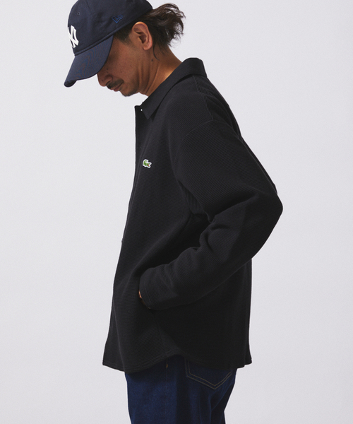 LACOSTE / ラコステ 別注 ヘビーピケ シャツ ジャケット（カーディガン