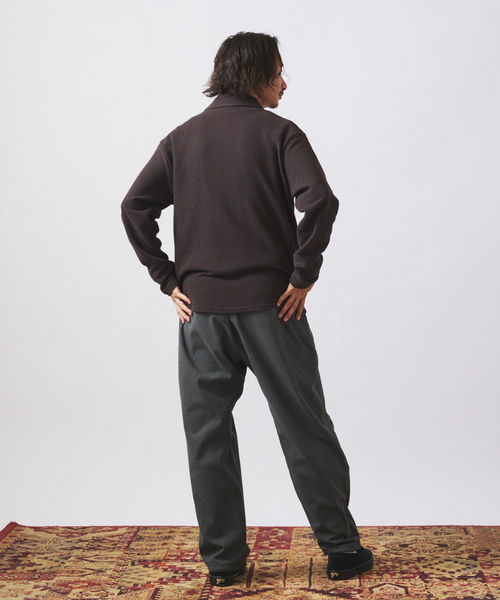 LACOSTE（ラコステ）の「LACOSTE / ラコステ 別注 ヘビーピケ シャツ ジャケット（カーディガン/ボレロ・メンズ・グレー/ブラック/ブラウン・4/5）」の15枚目の写真