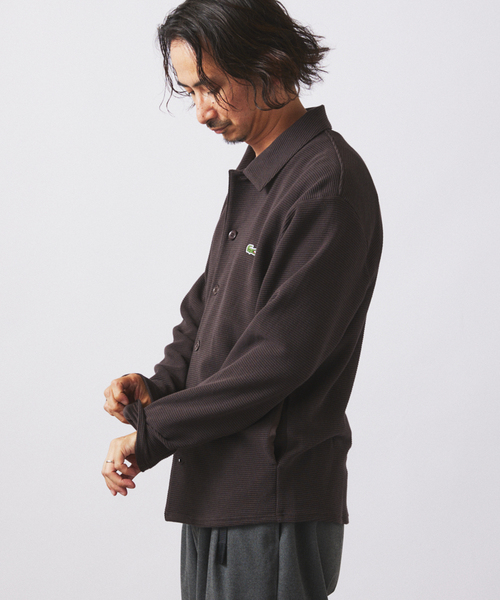 LACOSTE / ラコステ 別注 ヘビーピケ シャツ ジャケット セール】LACOSTE / ラコステ 別注 ヘビーピケ シャツ ジャケット