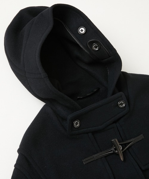 MONTGOMERY(モンゴメリー)の「MONTGOMERY Sandhurst (A3059FC 203)(ダッフルコート・メンズ・ブラック/ネイビー/レッド・MEDIUM/SMALL/LARGE)」の8枚目の写真