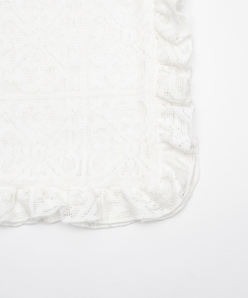 Smyeon(スミョン)の「Lace frill totebag/レースフリルトートバッグ(トートバッグ・レディース・ホワイト・FREE)」の19枚目の写真