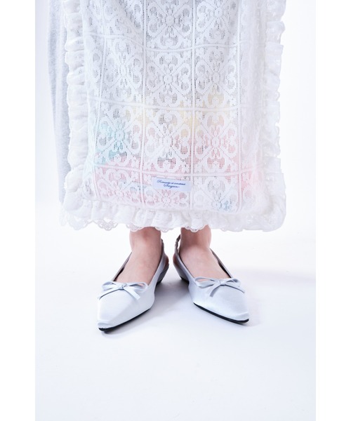 Smyeon(スミョン)の「Lace frill totebag/レースフリルトートバッグ(トートバッグ・レディース・ホワイト・FREE)」の7枚目の写真
