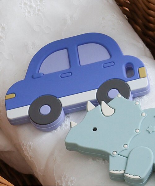 apres les cours（アプレレクール）の「バラエティ歯固め（その他ベビー用品・キッズ・ベージュ/ミント/ピンク/レッド/ブラウン/アイボリー/ブルー・FREE）」の5枚目の写真