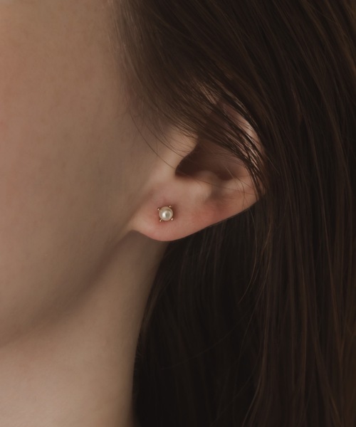 muku（ムク）の「PIERCE/MINI PEARL（ピアス（両耳用）・レディース・シャンパン/シルバー/ゴールド・FREE）」の12枚目の写真