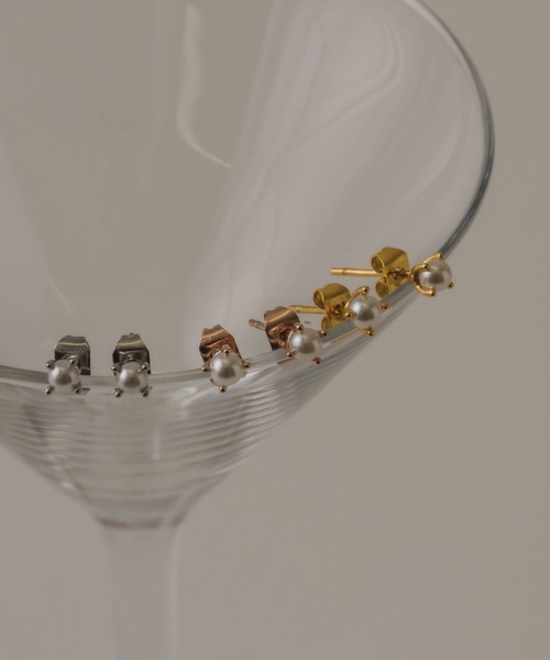 muku（ムク）の「PIERCE/MINI PEARL（ピアス（両耳用）・レディース・シャンパン/シルバー/ゴールド・FREE）」の15枚目の写真