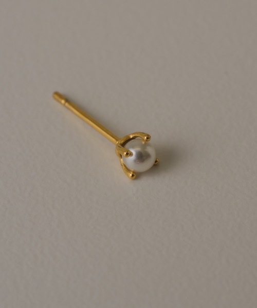 muku（ムク）の「PIERCE/MINI PEARL（ピアス（両耳用）・レディース・シャンパン/シルバー/ゴールド・FREE）」の8枚目の写真