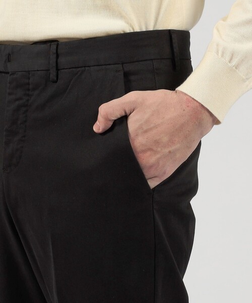 PT TORINO(ピーティートリノ)の「PT TRINO MASTER F.F コットンポリウレタン ノープリーツパンツ(チノパンツ・メンズ・ブルー/ブラック/カーキ/ダークブラウン/ベージュ/マスタード・50/48/46/44)」の13枚目の写真