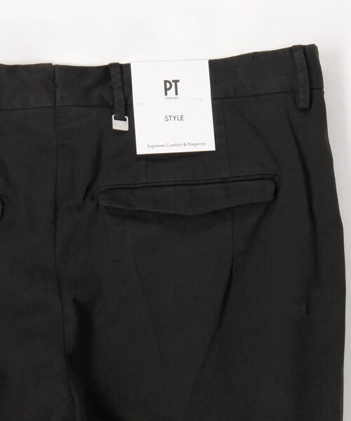 PT TORINO(ピーティートリノ)の「PT TRINO MASTER F.F コットンポリウレタン ノープリーツパンツ(チノパンツ・メンズ・ブルー/ブラック/カーキ/ダークブラウン/ベージュ/マスタード・50/48/46/44)」の21枚目の写真