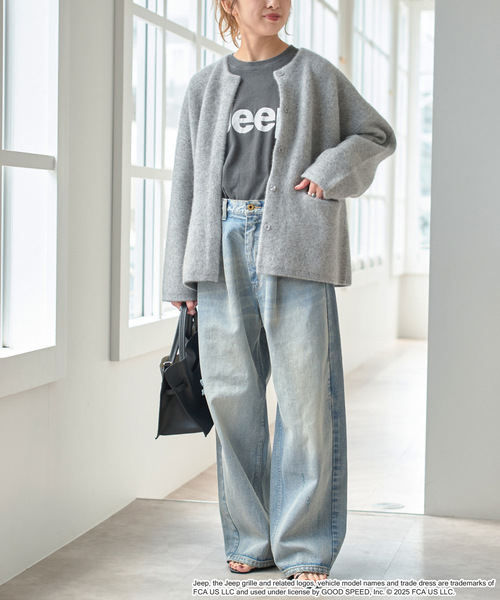 Spick & Span（スピックアンドスパン）の「GOOD ROCK SPEED / グッドロックスピード ジープ TSH（Tシャツ/カットソー・レディース・ブラック系その他/ブラウン・FREE）」の3枚目の写真