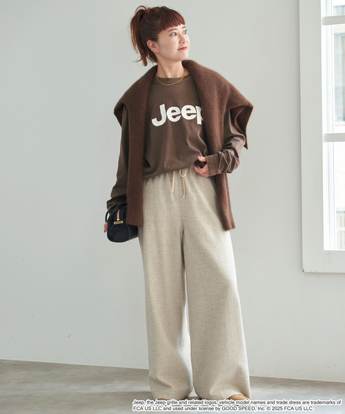 Spick & Span（スピックアンドスパン）の「GOOD ROCK SPEED / グッドロックスピード ジープ TSH（Tシャツ/カットソー・レディース・ブラック系その他/ブラウン・FREE）」の4枚目の写真