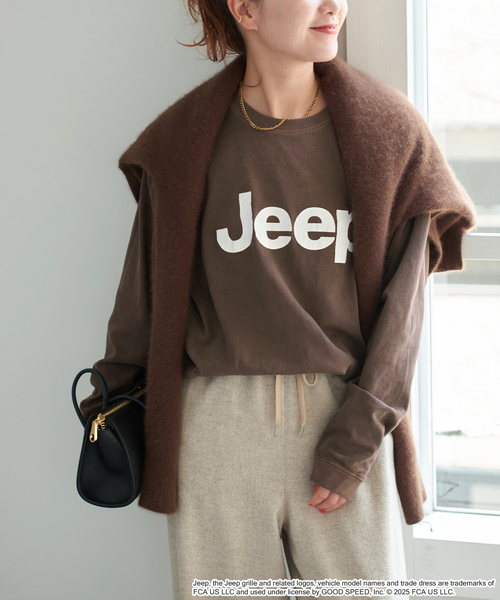 Spick & Span（スピックアンドスパン）の「GOOD ROCK SPEED / グッドロックスピード ジープ TSH（Tシャツ/カットソー・レディース・ブラック系その他/ブラウン・FREE）」の9枚目の写真