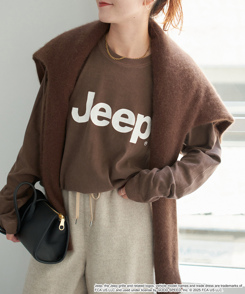 Spick & Span（スピックアンドスパン）の「GOOD ROCK SPEED / グッドロックスピード ジープ TSH（Tシャツ/カットソー・レディース・ブラック系その他/ブラウン・FREE）」の10枚目の写真