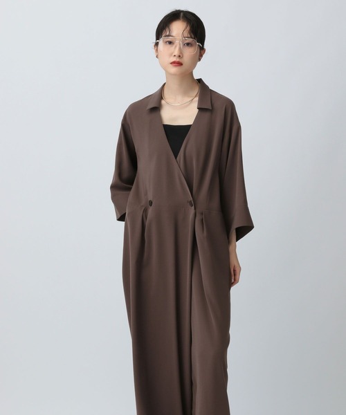 LEPSIM（レプシィム）の「マルチメリットオールインワン　581610（サロペット/オーバーオール・レディース・チャコールグレー/ブラウン・FREE）」の12枚目の写真