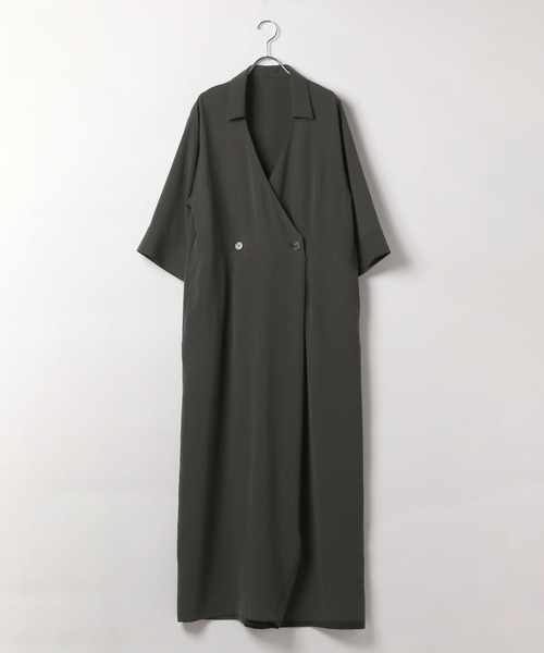 LEPSIM（レプシィム）の「マルチメリットオールインワン　581610（サロペット/オーバーオール・レディース・チャコールグレー/ブラウン・FREE）」の20枚目の写真