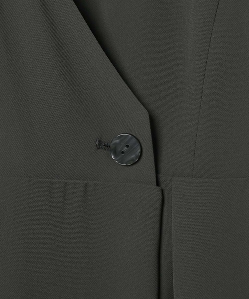 LEPSIM（レプシィム）の「マルチメリットオールインワン　581610（サロペット/オーバーオール・レディース・チャコールグレー/ブラウン・FREE）」の13枚目の写真