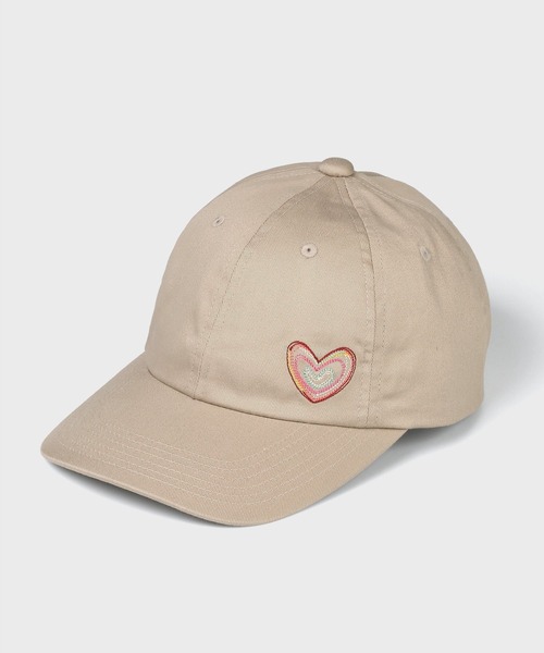 Paul Smith(ポールスミス)の「【オンラインショップ限定】ウィメンズ ハートモチーフ キャップ / 255624 EC987CW(ハット・レディース・ライトベージュ/ネイビー/グレー/ブラック・FREE)」の4枚目の写真