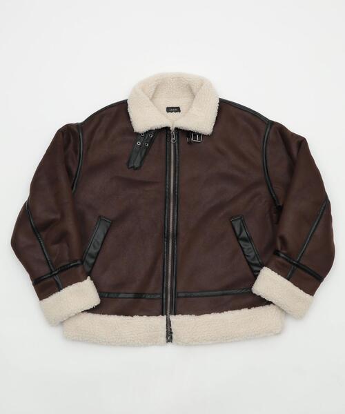 セール】LUCY/【25年秋冬新作】B-3ジャケット（ムートンコート）｜LUCY