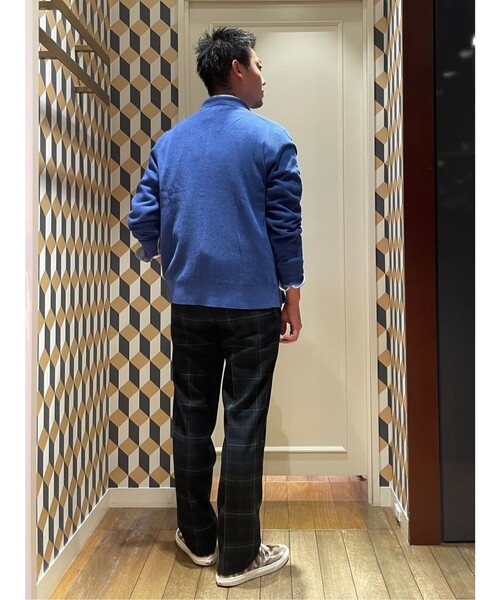 BROOKS BROTHERS(ブルックスブラザーズ)の「スーピマコットン リブニット チョアジャケットセーター(カーディガン/ボレロ・メンズ・ブルー/グレー・MEDIUM/X-LARGE/LARGE/SMALL)」の7枚目の写真