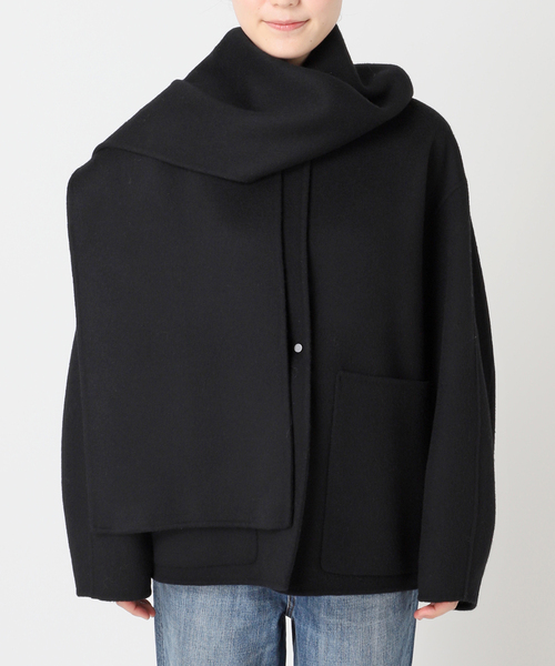 セール】《追加》ビーバーストール付きセットコート（ノーカラーコート