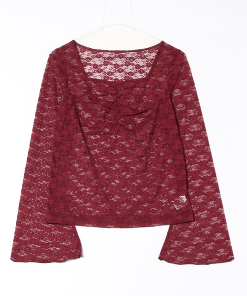 apres jour(アプレジュール)の「フレアスリーブレーストップス(Tシャツ/カットソー・レディース・オフホワイト/ブラック/ボルドー・フリー/X-LARGE)」の17枚目の写真