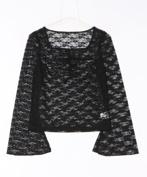 apres jour(アプレジュール)の「フレアスリーブレーストップス(Tシャツ/カットソー・レディース・オフホワイト/ブラック/ボルドー・フリー/X-LARGE)」の18枚目の写真