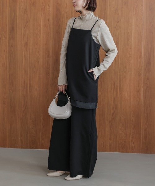 Bou Jeloud（ブージュルード）の「レイヤードサロペット（サロペット/オーバーオール・レディース・ブラウン/ブラック・38）」の14枚目の写真