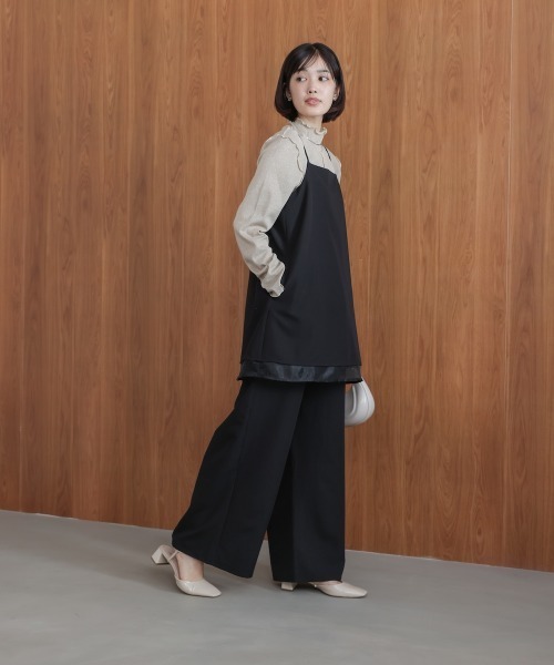 Bou Jeloud（ブージュルード）の「レイヤードサロペット（サロペット/オーバーオール・レディース・ブラウン/ブラック・38）」の20枚目の写真