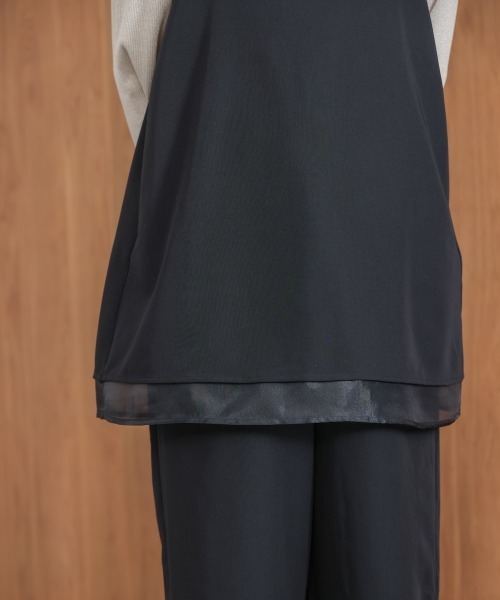 Bou Jeloud（ブージュルード）の「レイヤードサロペット（サロペット/オーバーオール・レディース・ブラウン/ブラック・38）」の17枚目の写真