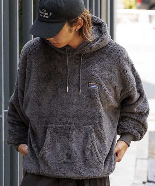 セール】限定展開 リラックスフィット シャギーフリース プルオーバー