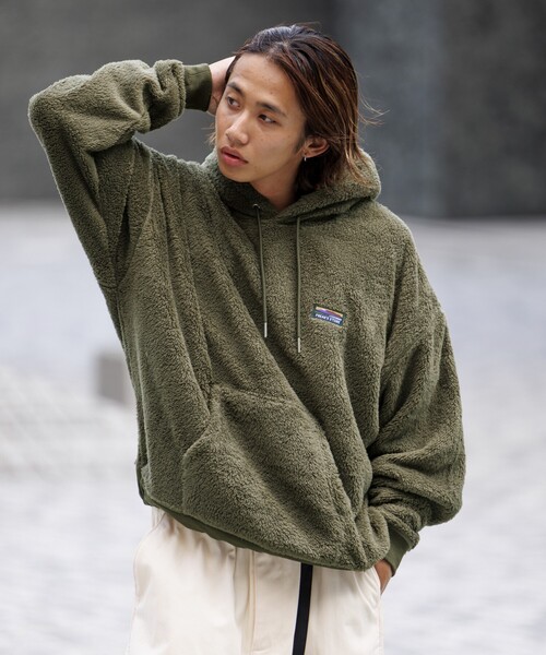 セール】限定展開 リラックスフィット シャギーフリース プルオーバー