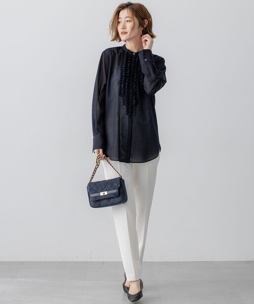 セール】【VERY11月号掲載/洗える】TWボイル フリルディテール