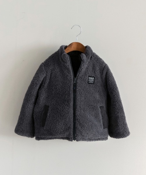 マシンウォッシャブル】中綿×ボアリバーシブルブルゾン（ブルゾン