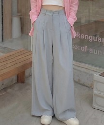 ウエストタックワイドパンツ