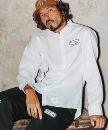 ms6258-OX band collar L-S shirt(25W) シャツ(7725W250)