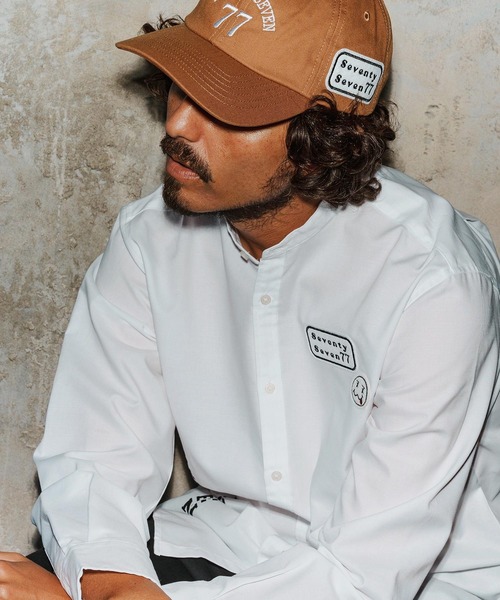 seventy seven(セブンティセブン)の「ms6258-OX band collar L-S shirt(25W) シャツ(7725W250)(シャツ/ブラウス・メンズ・ブラック/ホワイト/ベージュ・XL/L/M/S)」の7枚目の写真