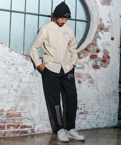 seventy seven(セブンティセブン)の「ms6258-OX band collar L-S shirt(25W) シャツ(7725W250)(シャツ/ブラウス・メンズ・ブラック/ホワイト/ベージュ・XL/L/M/S)」の14枚目の写真
